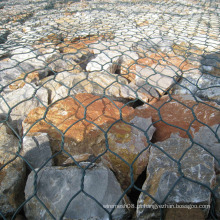 Rede de fio sextavada para a caixa de Gabion